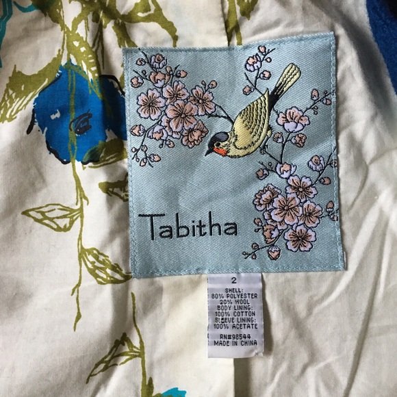 Anthropologie Tabitha Swing Coat Bell Sleeve 2 - Picture 4 of 7